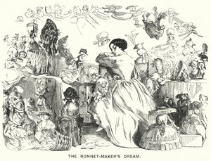 Der Traum des Hutmachers (Stich) von English School