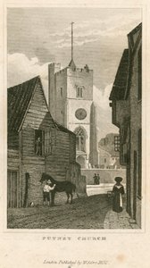 Putney-Kirche, London von English School