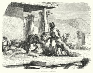 Rahab versteckt die Spione (Gravur)