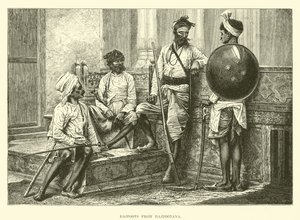 Rajputs aus Rajputana von English School