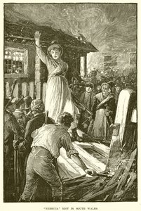 Rebecca-Aufstand in Südwales von English School