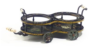 Regency-Weinuntersetzer von William Leeson & Sons, ca. 1820