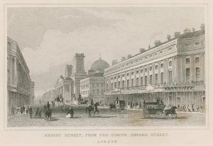 Regent Street, vom Zirkus, Oxford Street, London