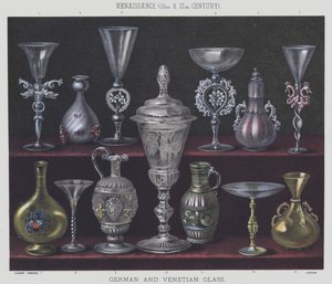 Renaissance, 16. und 17. Jahrhundert, deutsches und venezianisches Glas