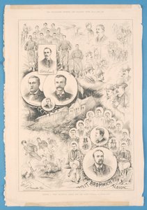 Renton gegen West Bromwich Albion, aus The Illustrated Sporting and Dramatic News, 2. Juni 1888 von English School