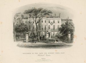 Wohnsitz des verstorbenen Sir Robert Peel