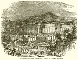Restaurierung des Zweiten Tempels der Diana in Ephesus von English School