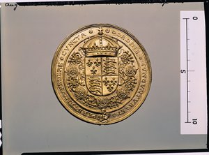 Rückseite des Siegels von Heinrich VIII.