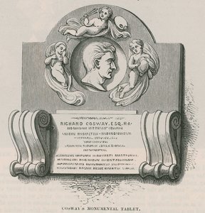 Richard Cosways Gedenktafel, Marylebone Church, London