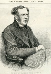 Rechts ehrwürdiger Dr. Pelham, Bischof von Norwich aus The Illustrated London News, 14. Oktober 1865