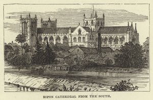 Ripon Kathedrale von Süden von English School