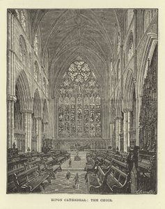 Ripon Kathedrale, der Chor von English School