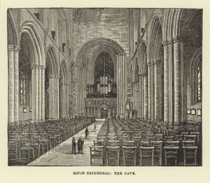 Ripon Kathedrale, das Kirchenschiff