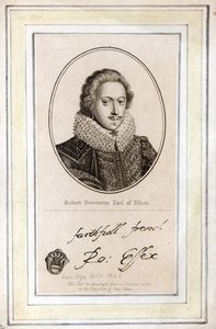 Robert Devereux, 3. Earl of Essex (1591-1646), sein Siegel und Autogramm