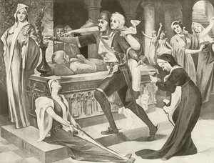 Robert der Teufel, Akt III Szene iii (Gravur)