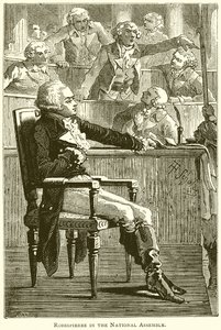 Robespierre in der Nationalversammlung