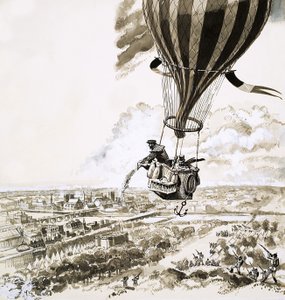 Rolier und Bezier wurden während des Ersten Weltkriegs mit einer Nachricht per Ballon geschickt von English School