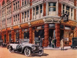 Rolls-Royce-Ausstellungsraum in der Conduit Street 15