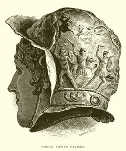 Römischer Votivhelm