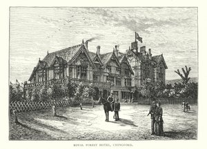 Royal Forest Hotel, Chingford (Gravur) von English School
