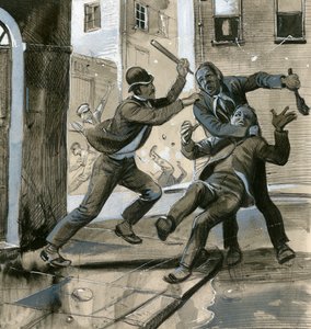 Royal Marines als Zivilpolizisten 1882, Unterstützung der Dubliner Polizei gegen die 