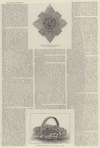 Königliche Hochzeit von Prinz Leopold und Prinzessin Helena (Gravur)