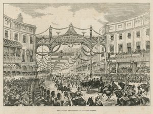 Königliche Prozession in der Regent Street