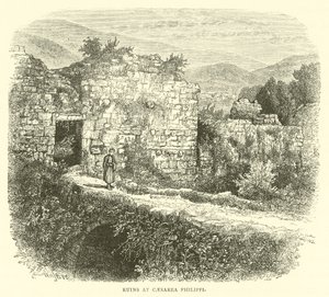 Ruinen von Caesarea Philippi von English School