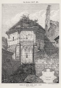 Ruinen von Notre Dame Alet, Aude von English School