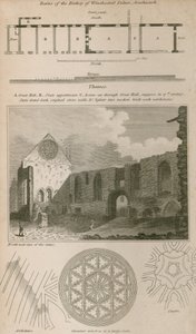 Ruinen des Palastes des Bischofs von Winchester, Southwark von English School