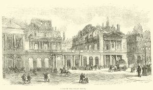 Ruinen des Palais Royal, Mai 1871 von English School