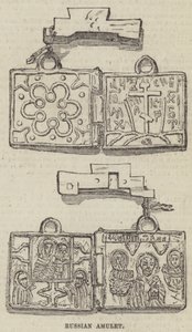 Russisches Amulett (Gravur) von English School