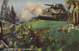 Russischer schwerer Panzer und deutscher Panzer III, Zweiter Weltkrieg
