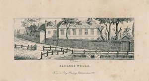 Sadlers Wells, bevor es durch das Musick House und Spa ersetzt wurde