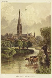 Kathedrale von Salisbury in Salisbury von English School