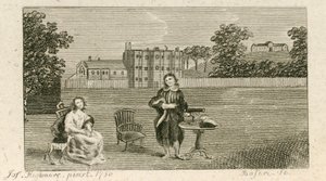 Samuel Richardson und Miss Highmore von English School
