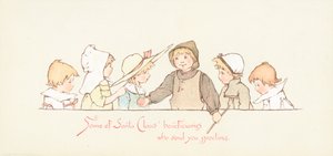 Santas Begünstigte, Weihnachtskarte