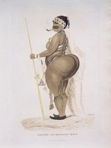Sartjee, die Hottentotten-Venus, 1810 von English School