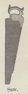 Säge (Gravur) von English School