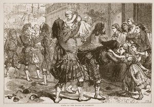 Szene bei der Befreiung von Lucknow, Illustration aus Cassells Illustrierter Geschichte Englands von English School