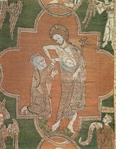 Szene aus dem Leben Christi, Detail vom Syon Cope, 1300-20 von English School