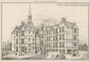 School Board für London, Great Hunter Street Schools, Old Kent Road von English School