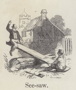 Wippe (Gravur) von English School