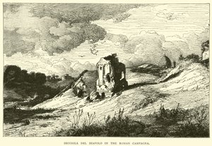 Seggiola del Diavolo in der römischen Campagna