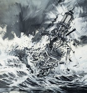 Wächter des Ozeans (Zerstörung des Pharos-Leuchtturms)