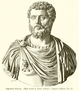 Septimius Severus (Büste gefunden in Porto d