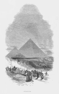 Sieben Weltwunder der Antike: Pyramiden (Stich)