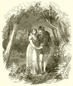 Shakespeare mit seiner zukünftigen Frau