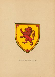 Schild von Schottland von English School