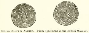 Silbermünzen von Alfred von English School